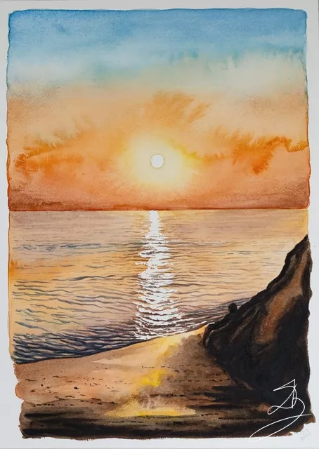 Crépuscule vendéen — Encre