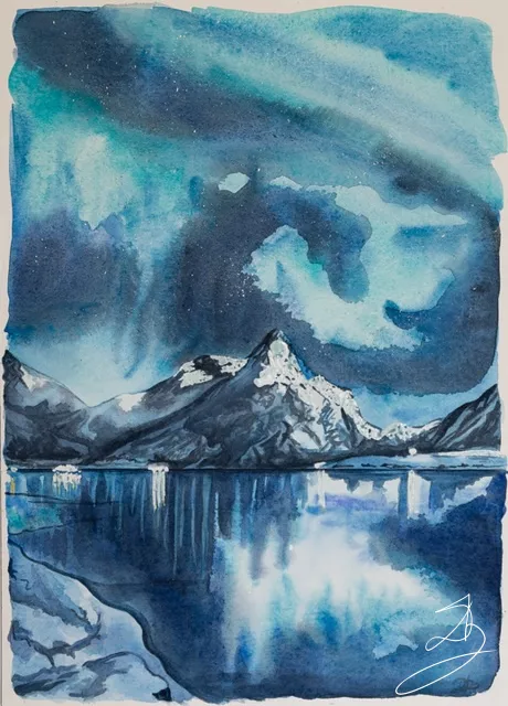 Glacier boréal — peinture