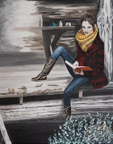 La lectrice — peinture