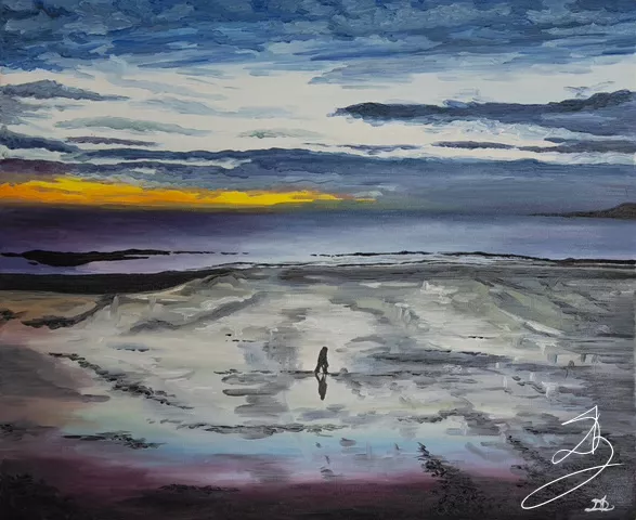 Marche à l'unisson — peinture