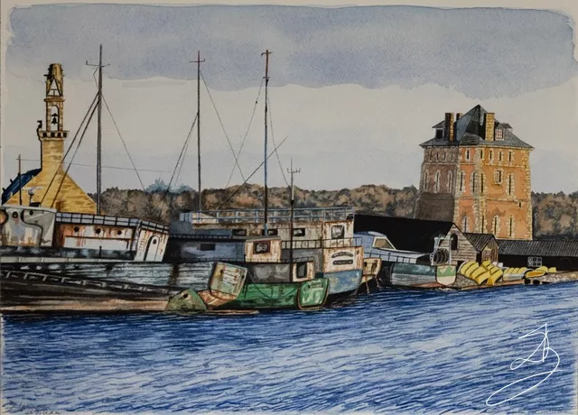 Port de Camaret — peinture