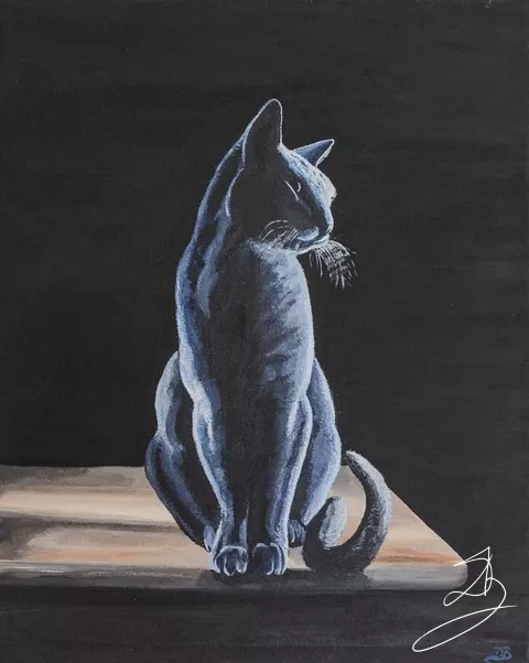 Shadow cat — peinture